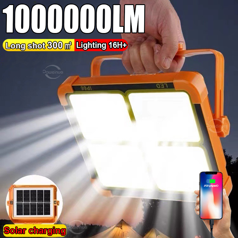 Renewable Energy Sources - NEW 20000mAh Solar Rechargeable Camping Lantern