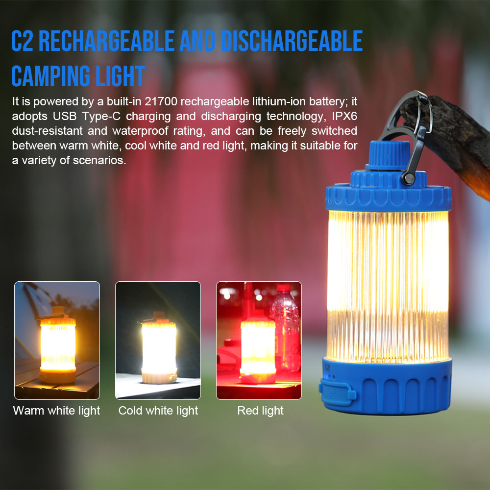 Renewable Energy Sources - Trustfire C2 USB Rechargeable LED Camping