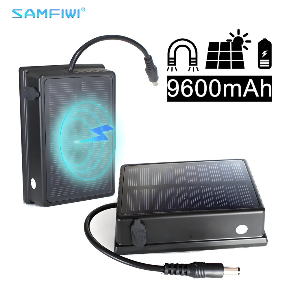 Renewable Energy Sources - Magnetic Solar Rechargeable Power Bank Waterproof