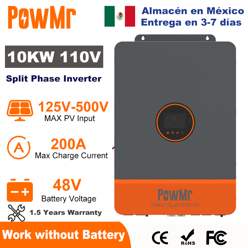Flexible Solar Panel - PowMr 10KW Split Phase Inverter 48V