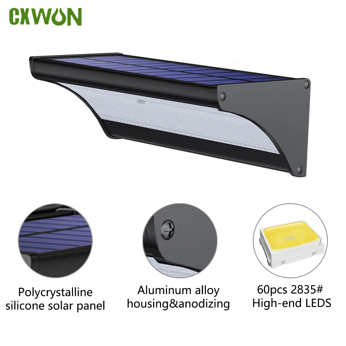 60/48Led Outdoor Solar Wall Li - Waterproof Junction Box Solar review and price