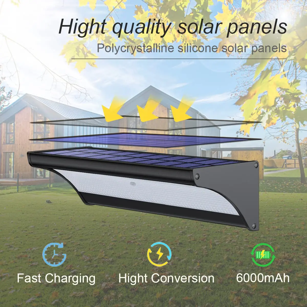 60/48Led Outdoor Solar Wall Li - Waterproof Junction Box Solar review and price