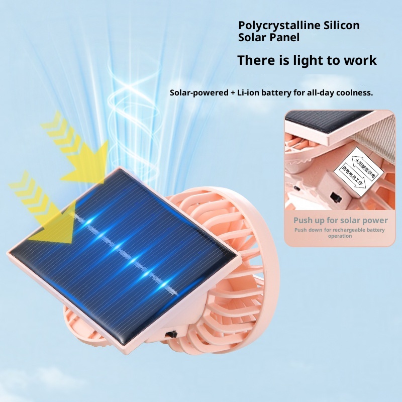 Solar Powered Clip On Fan USB  - Renewable Energy Fan review and price