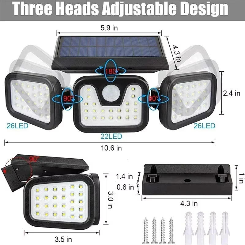 Led Solar Light Outdoor Motion - Waterproof Junction Box Solar review and price