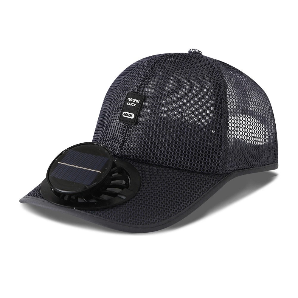 Unisex Solar Powered Fan Cap F - Renewable Energy Fan review and price