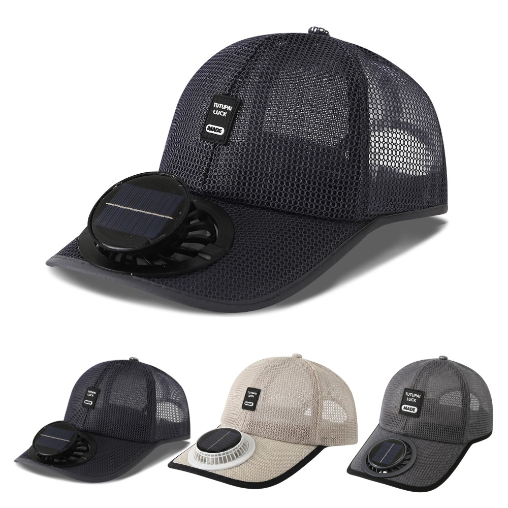 Unisex Solar Powered Fan Cap F - Renewable Energy Fan review and price