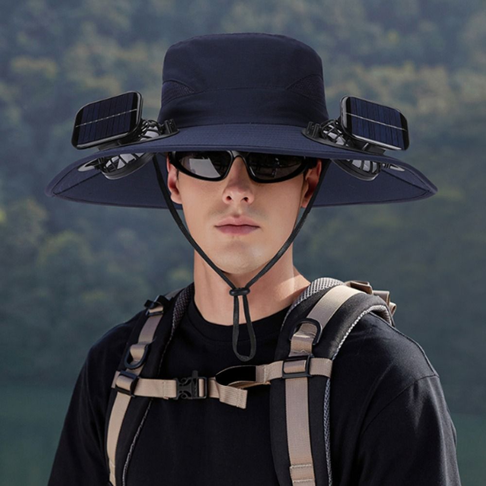 Creative Anti UV Solar Fan Hat - Renewable Energy Fan review and price