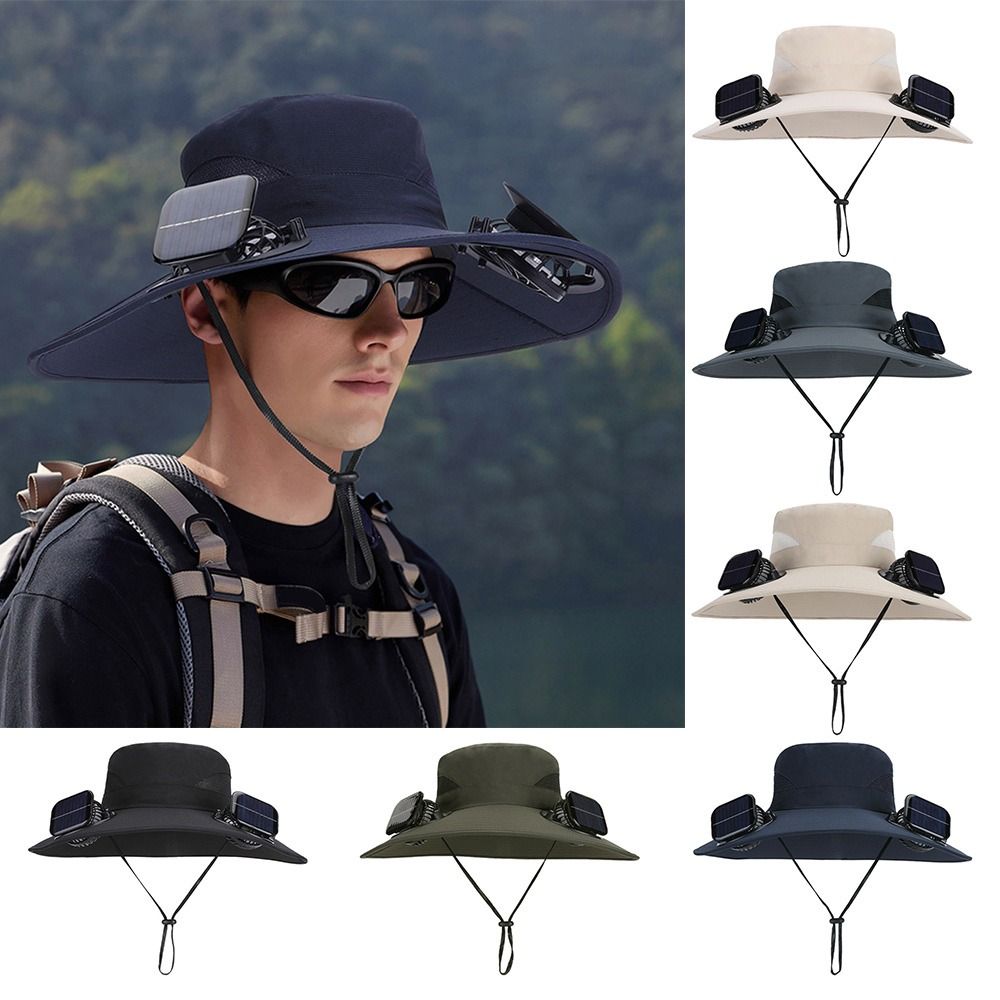 Creative Anti UV Solar Fan Hat - Renewable Energy Fan review and price