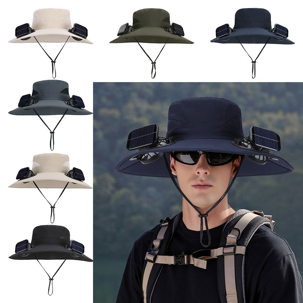 Creative Anti UV Solar Fan Hat - Renewable Energy Fan review and price