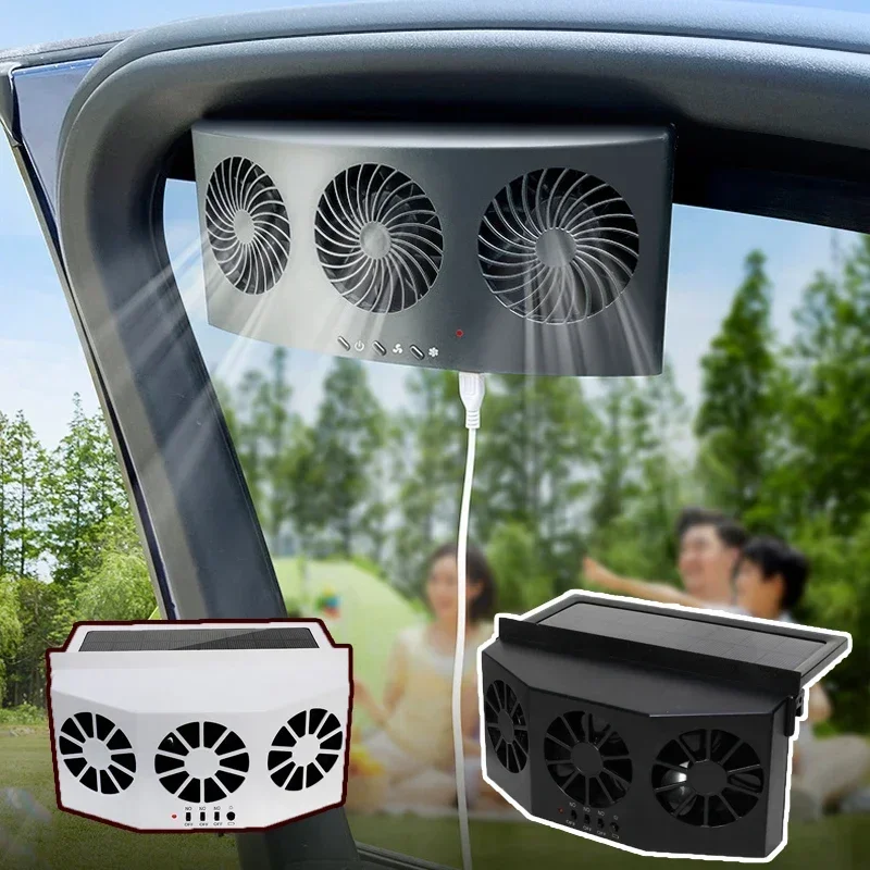 USB Solar Rechargeable Car Exh - Renewable Energy Fan review and price