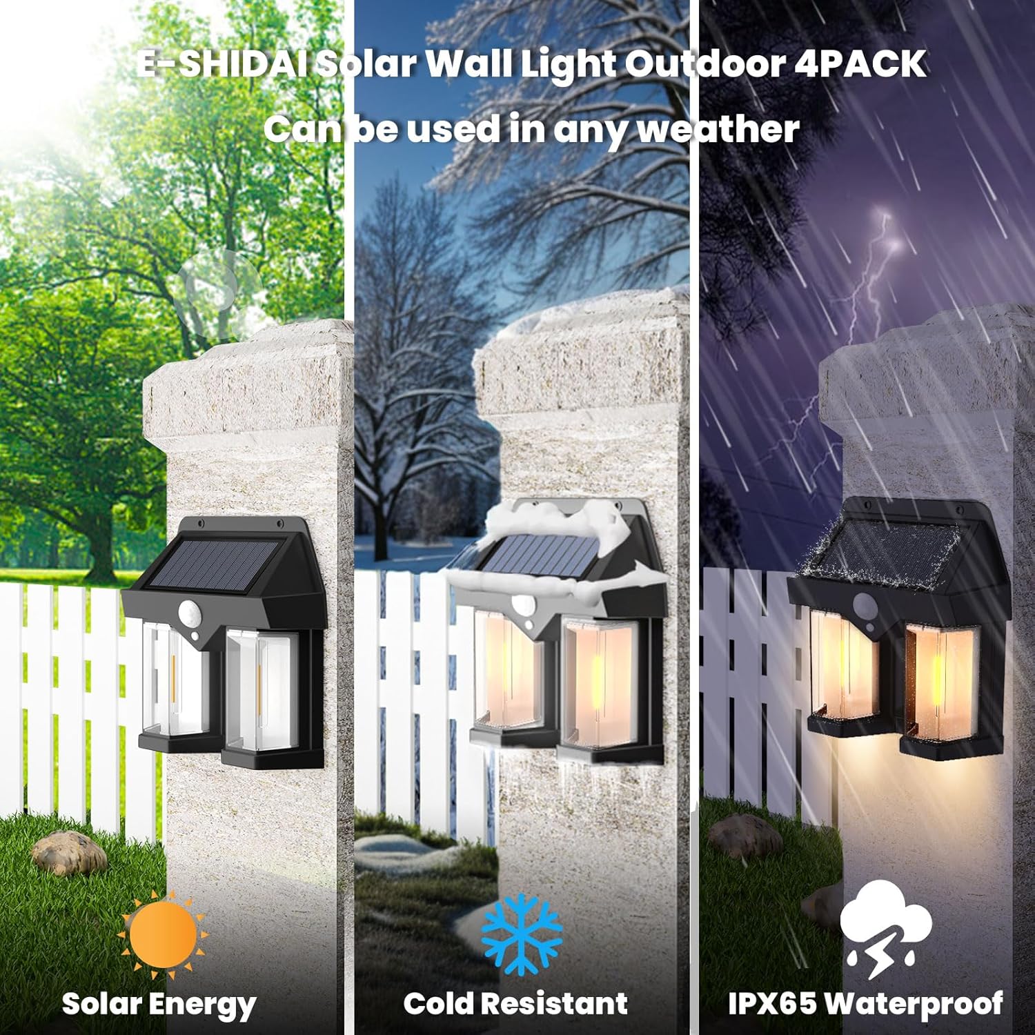 Solar Powered Wall Light Vinta - Waterproof Junction Box Solar review and price