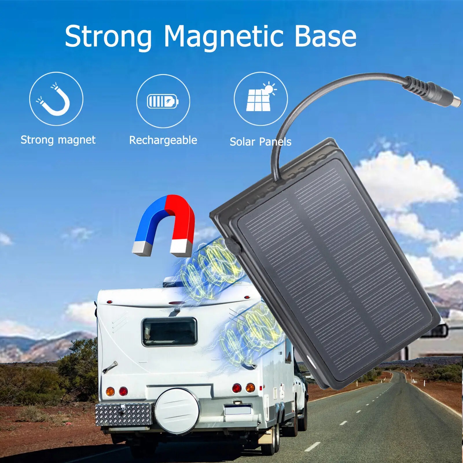 Magnetic Solar Rechargeable Po - Renewable Energy Sources review and price