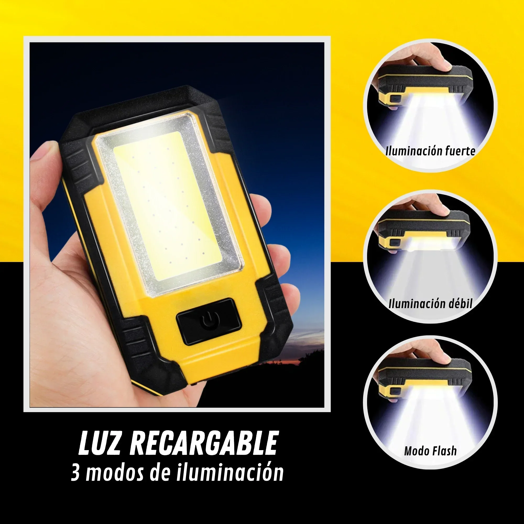 4000MaH Rechargeable Work Ligh - Renewable Energy Sources review and price