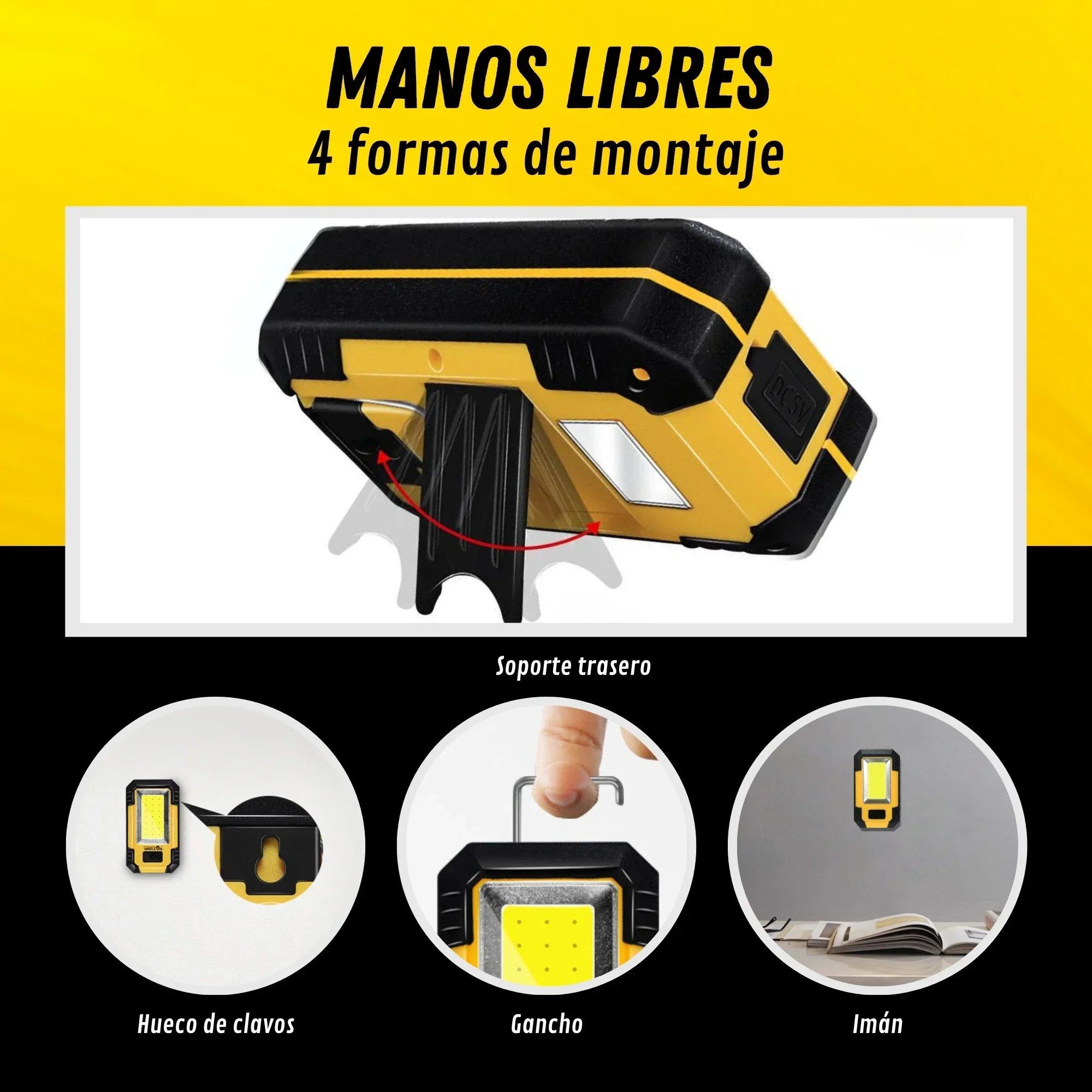 4000MaH Rechargeable Work Ligh - Renewable Energy Sources review and price