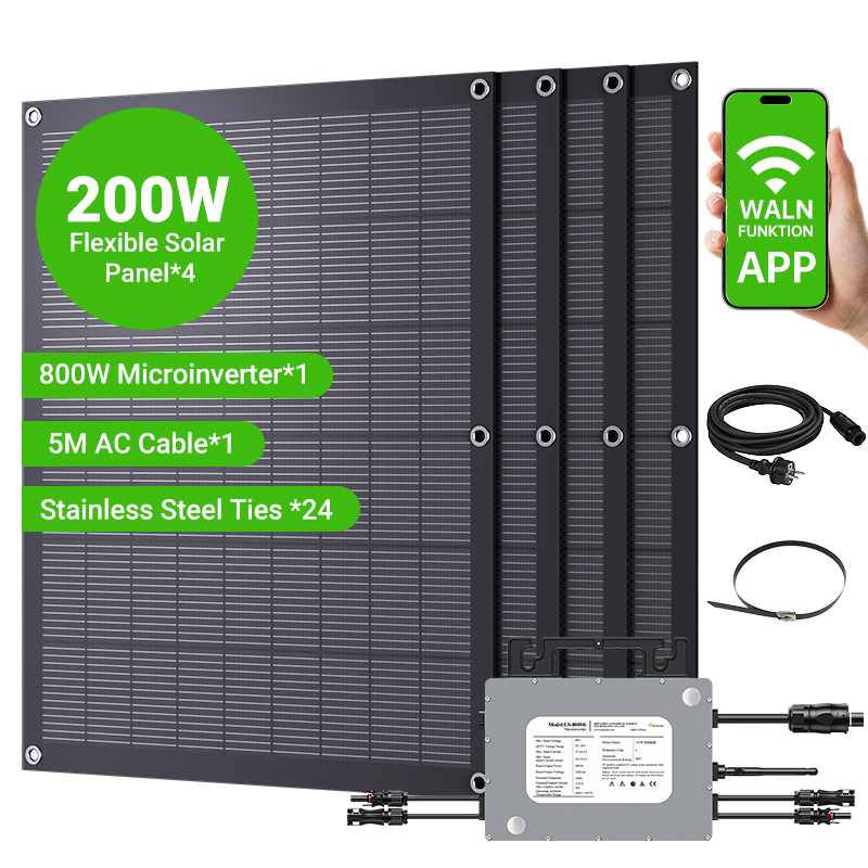 Flexible Solar Kit 800W Micro  - Flexible Solar Panel review and price