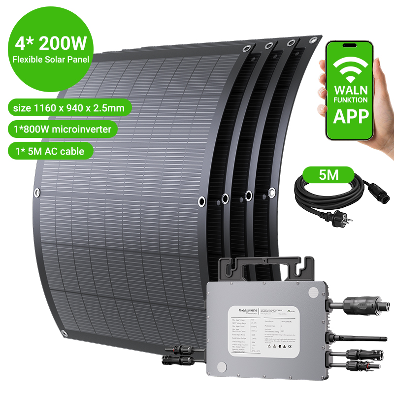 Flexible Solar Kit 800W Micro  - Flexible Solar Panel review and price
