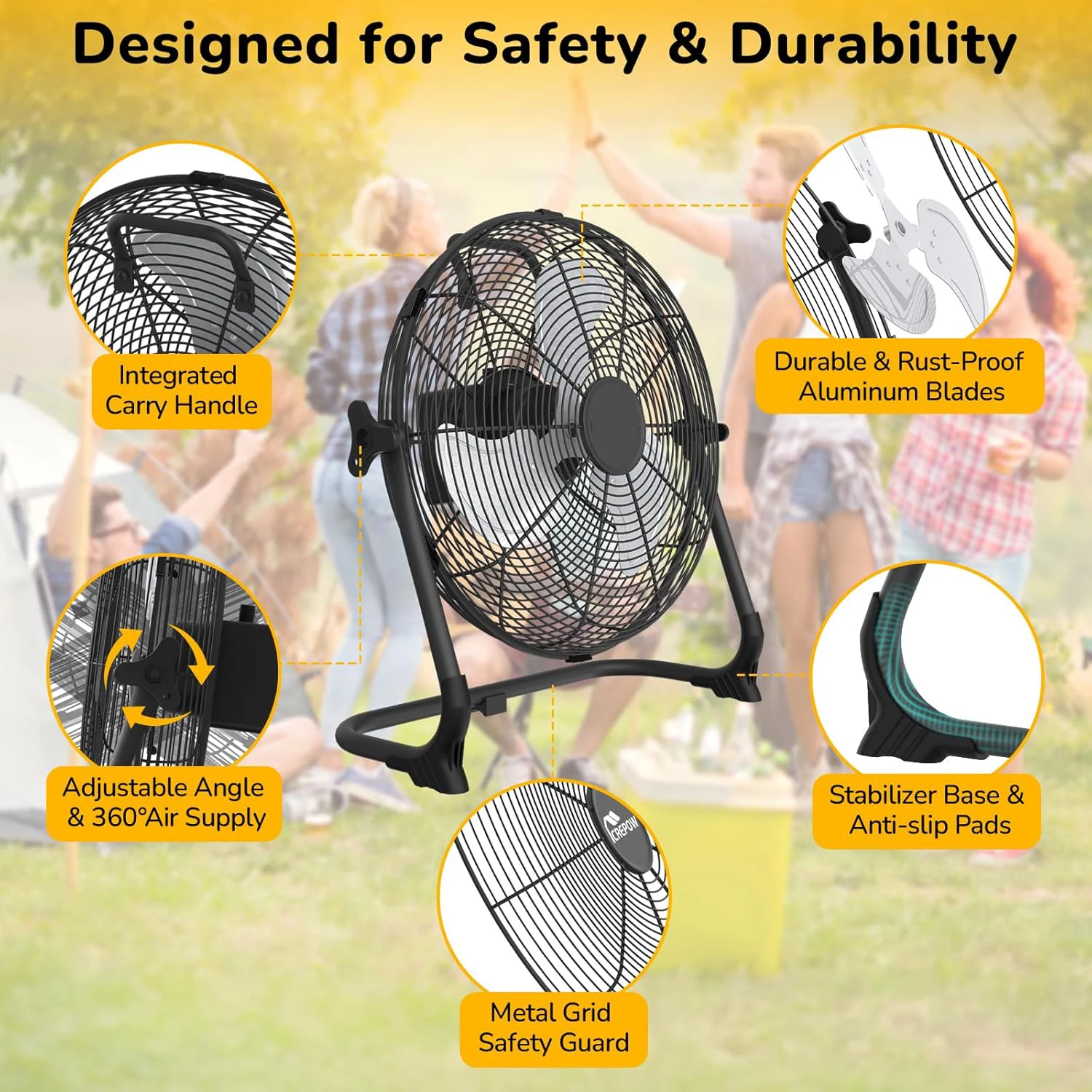 12inch Portable Solar Floor Fa - Renewable Energy Fan review and price