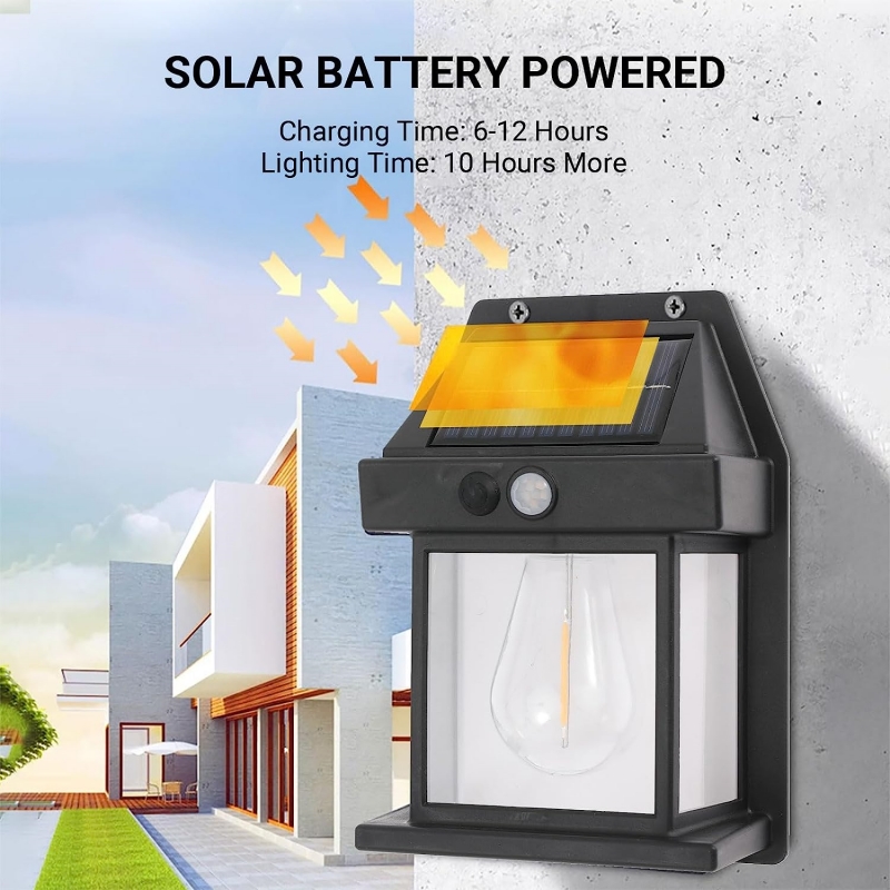 Outdoor Solar Wall Lamp IP65 W - Waterproof Junction Box Solar review and price